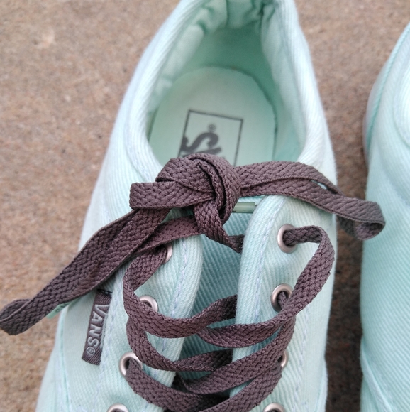 Vans women's Mint Green Sneakers - Picture 6 of 10